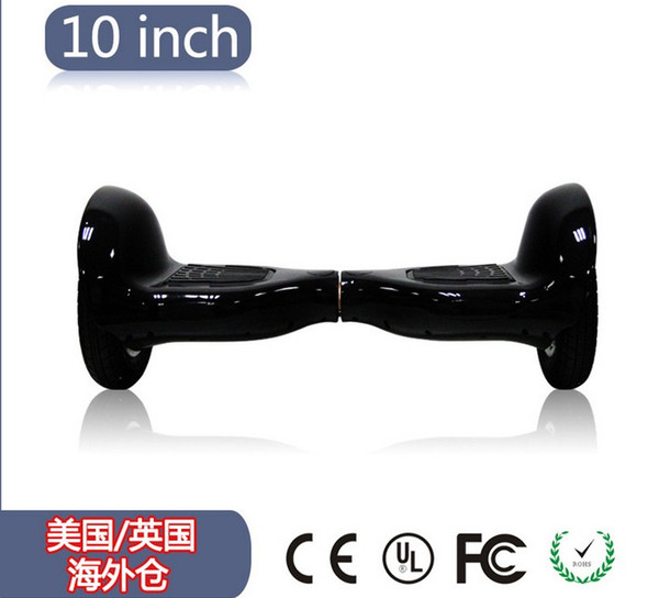 chrome scooter Led Rgb electric hoverboard Self Balance Scooter 10 inch samsung battery 4.4A tow wheel electric scooter with pneumatic-tire