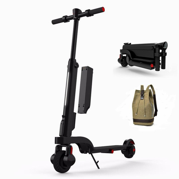 X6 Electric Kick Scooter 200W Two Wheel Electric Scooters Shock Absorber/Suspension Portable E-scooter 24V For Adults