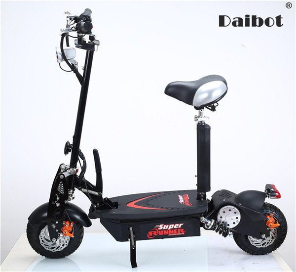 Daibot Electric Scooter Off Road Wheels Two Wheel Electric Scooters 10 Inch 1000W 48V Electric Skateboard For Adults With Seat