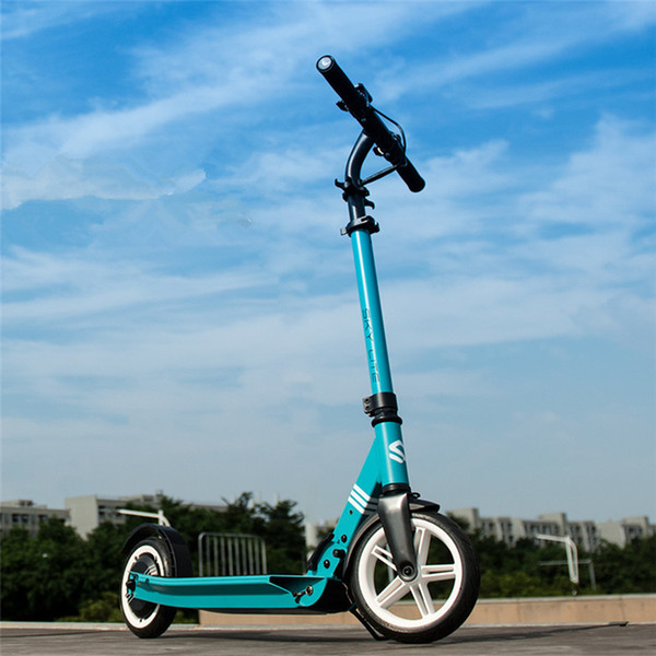 Folding Electric Scooter 2 Wheels Electric Scooters 8 Inch 250W 48V Kick Scooter For Adult White/Blue/Yellow/Pink