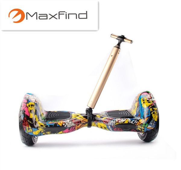 Smart Outdoor Sports Hoverboard Skateboard Scooter Extensible Portable Pull Rod Trolley 2Wheel Self Balancing Scooter Tie Rod