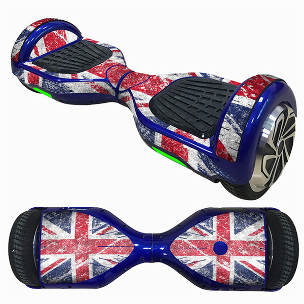 Wholesale-  6.5 Inch Self-Balancing Scooter Skin Hover Electric Skate Board Sticker Two-Wheel Smart Protective Cover Case Stickers