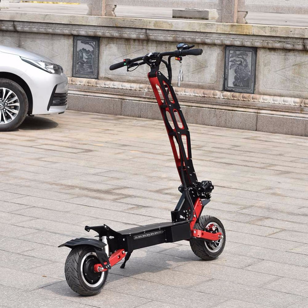 Dual motor Off Road Electric Scooter 60V 3200W 36AH battery Strong power