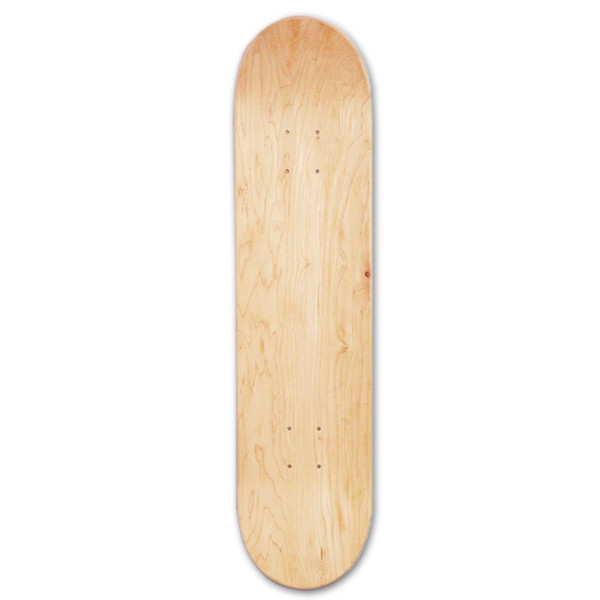 8inch 8-Layer Maple Blank Double Concave Skateboards Natural Skate Deck Board Skateboards Deck Wood Maple Double Warped Concave