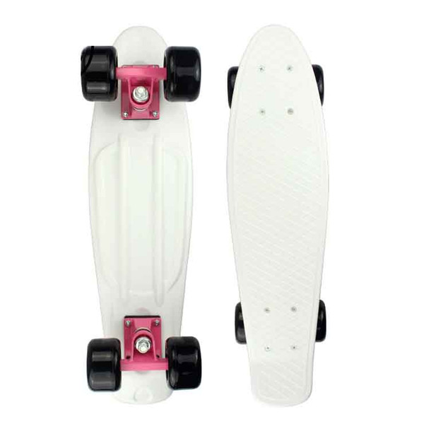 Four-wheel Mini Cruiser Skate board Complete Deck Retro Classic Style LED Flashing Mini Skateboard Adult or Children skateboard truck