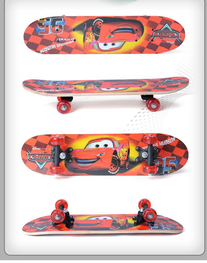 60cm Cartoon Kids Skateboard Mini Cruiser Plastic Longboard for Christmas Gift Mixed Order free shipping