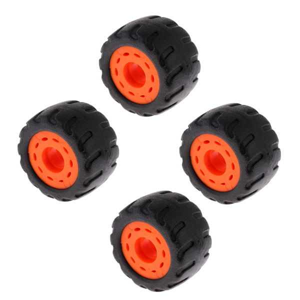 4 Pieces Professional Wearproof PU Rubber Wheel for Longboard/ Mountainboard Skateboard