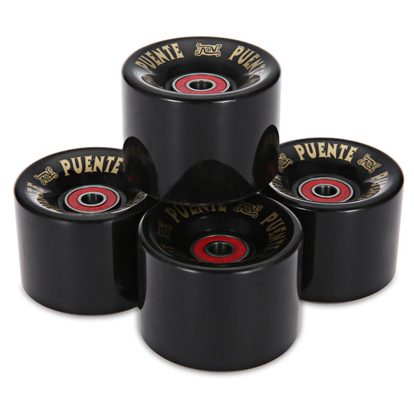 High Quality 4pcs/set Cruiser Skateboard Wheels 60 x 45mm Durable PU Wheels Longboard Cruiser with ABEC-9 Bearings