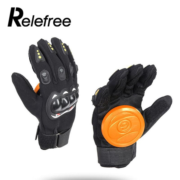 relefree 1 Pair Skateboard/Longboard Sliding FreeRide Gloves Replacement POM Palm Pucks