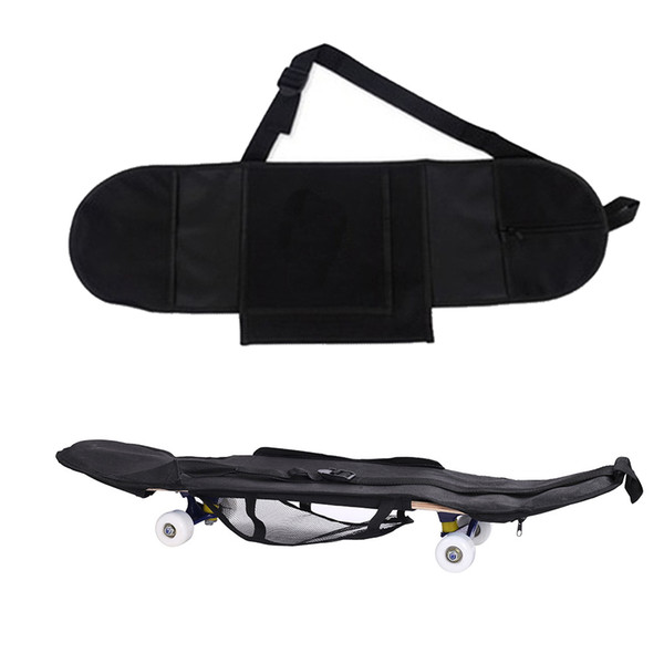 Black Non Woven Fabric Carry Case Bag Leisure Sports Bag Skateboard Backpack Carry Durable Skate