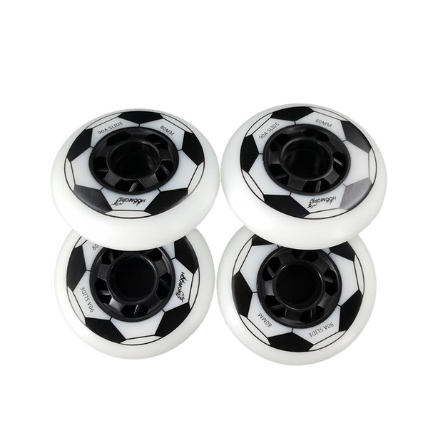 HOOMORE 72mm 76mm 80mm Skating Wheel 90A Slide Inline Skates Wheels for Brake Drift Shift FSK Slalom Asphalt Road Street Grip