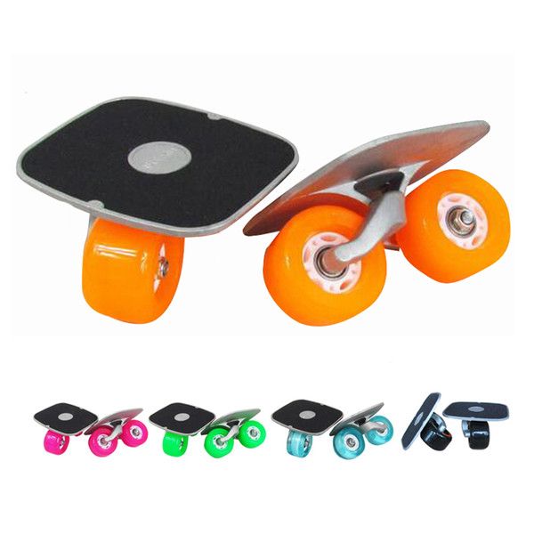 Skate Board Portable Drift Board For Freeline Roller Road Drift Anti-skid Skateboard Sports Aluminum Pedal Flash PU Wheels