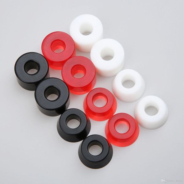 4pcs 90A Outdoor Sports Hard PU Bushings Wheels Bearing Bushed Spacers Shockproof For Skateboard Parts Outdoor Sports