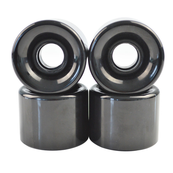 Black 60mm Skateboard Wheels 78a ( 4 Pack )