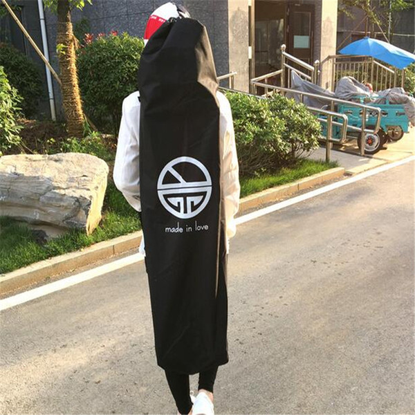 Waterproof Canvas Skateboard Longboard Bag 70/80/110/120cm Fishboard Bag Sports Backpack for Skateboard Deck