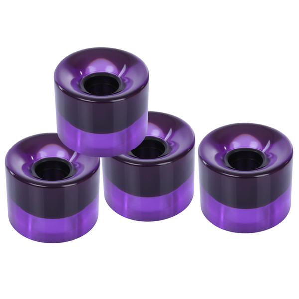 4pcs High-quality Outdoor Transparent PU Skateboarding Wheel Riding Durable Long board Skateboard Wheel 3 Colors Hot Sales 2018