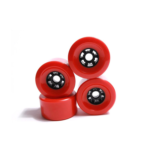 Big 80mm 87mm 83mm 90mm 97mm Longboard wheel SHR78A Red color PU wheels High level soft wheels resistant PU longboard