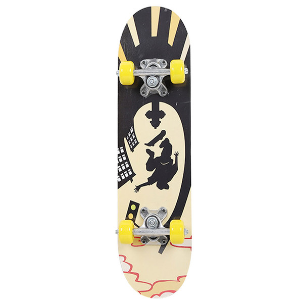 Maple Wood 3 Style Single Warping Slide Extreme Sports Complete Skateboard Deck Skateboard Popular Teenagers Skate Board