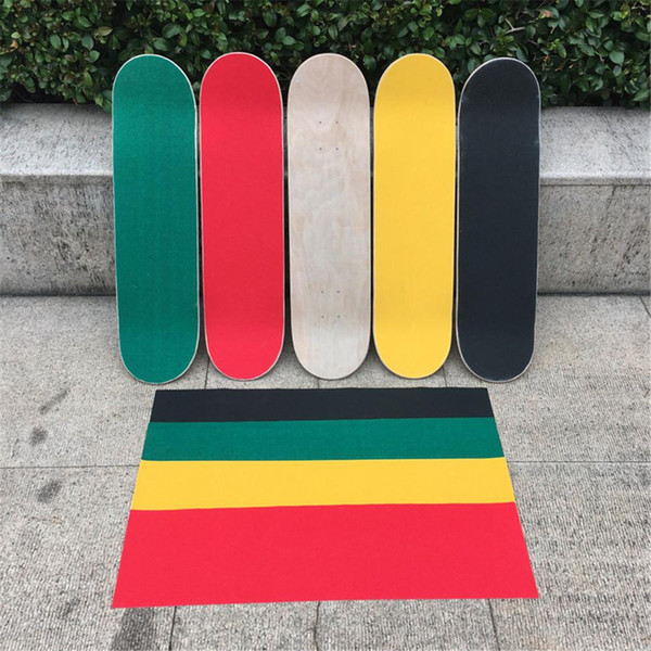 84*23cm Skateboard 4 Wheel Sandpaper Griptape Wear-Resistant Thickening Large Deck Sandpaper Griptape For Skateboarding