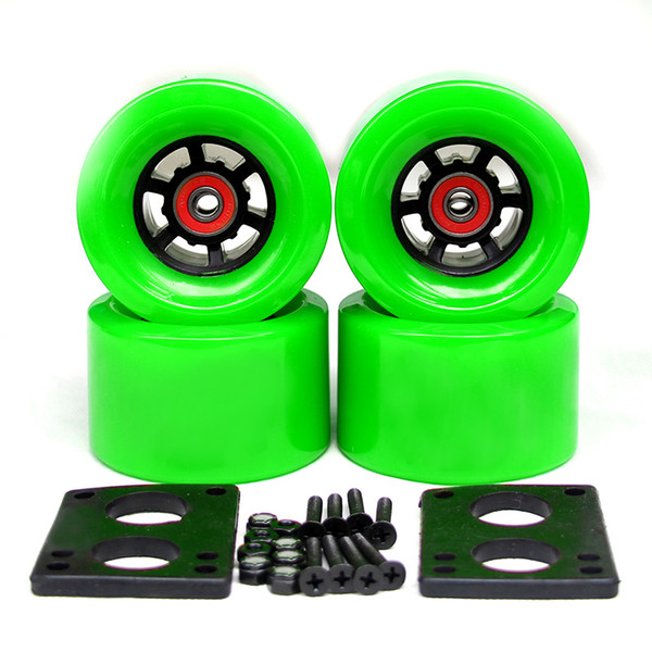 78A 97*52mm Electric Skateboard Wheels Brush Street Big Wheel Long Board Wheels ABEC-9 Bearings Bushings 35mm Bolts 6mm Gasket