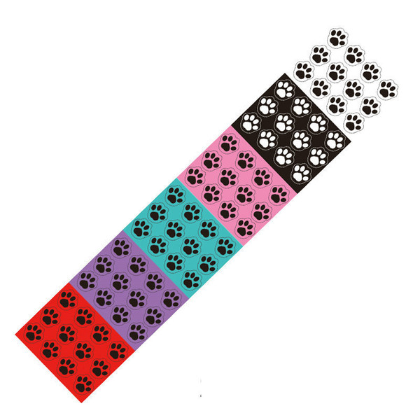 24pcs 5.8cm Skateboard Longboard Griptapes Sandpaper Cat-pad DIY Noctilucence Hollow Decorated With Claw Sandpaper Grip Tape