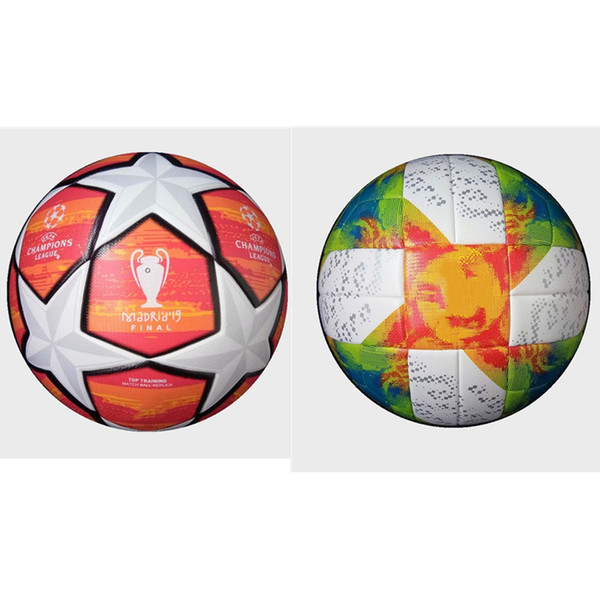 New 2019 CONEXT 19 Official match ball UEFA Champions League soccer ball PU size 5 adult Skin AAA+