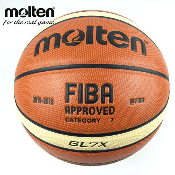 New Season 2015-2019 Official Original Molten Basketball Ball GL7X Ball NEW Arrival Molten PU Size 7 Basketball Gifts Net Needle