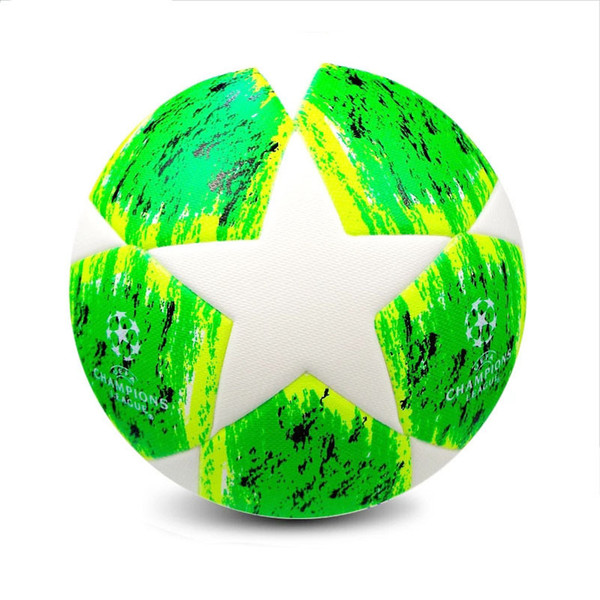 Student Training Football Seamless Teenagers Soccer High Grade Pu Elasticity White Green Blue Non Slip Wear Resisting40wk C1