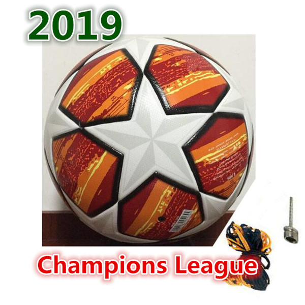 European champion league Soccer ball 2018 2019 Final KYIV PU size 5 balls granules slip-resistant football Free shipping high quality ball