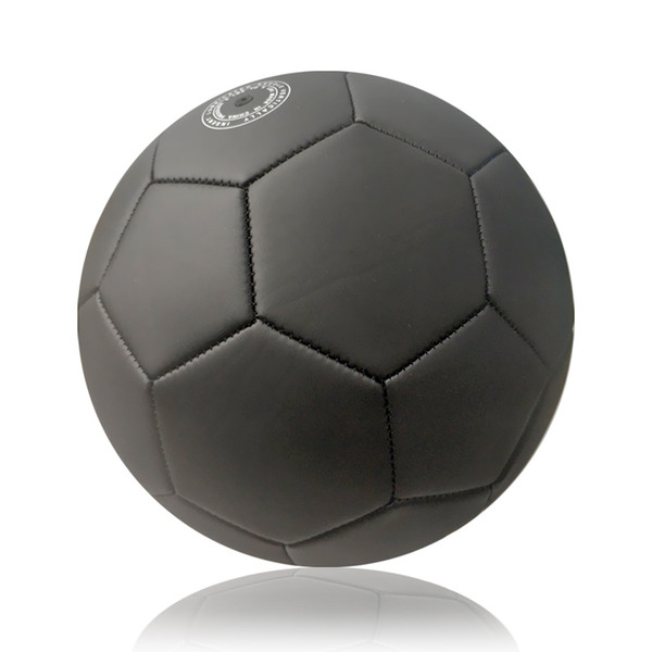 Cool Matte black Football Good Quality Street Offical Size 5 Soccer Ball Training