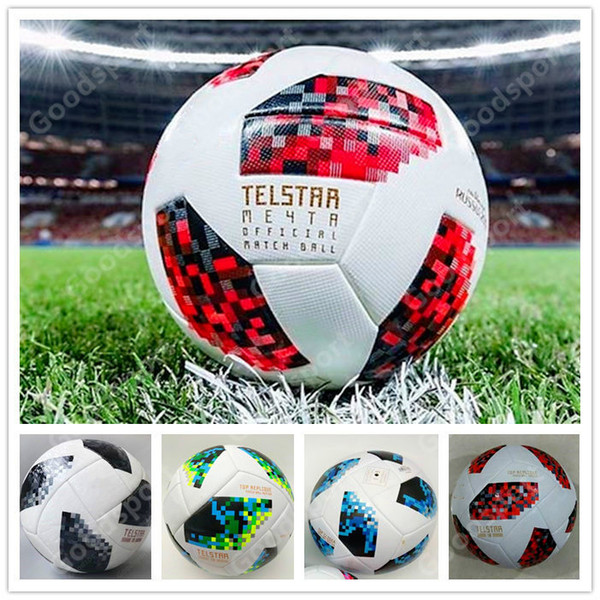 2018 Red knock-out stage match KO RUSSIA Premier PU football Ball World soccer Ball PU Champion outdoor Sport NEW 19 Calcio Cup Futebal