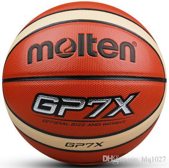 NEW Brand Official Standard Size7 Official Molten Basketball GP7X Molten PU Material Indoor Outdoor Basketball free shipping