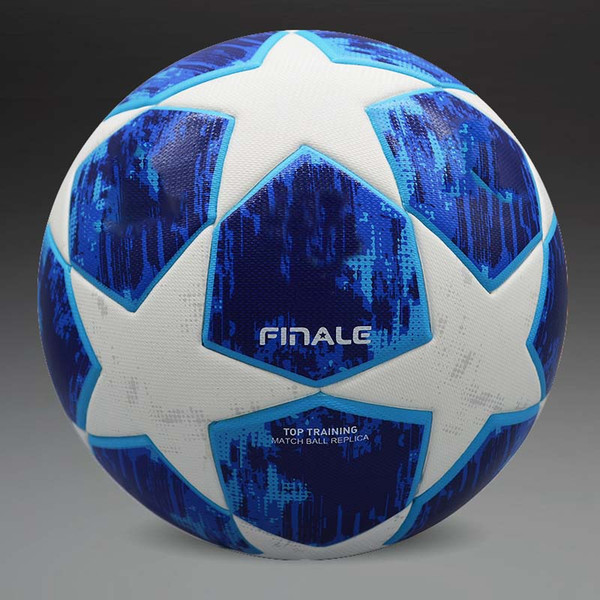 New Arrival !! 2018 Champions League Soccer Ball Official Size and Weight Football ball Particles Antiskid PU Leather Soccer