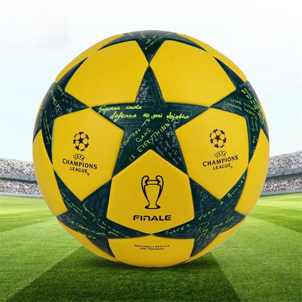 Nicely High quality Champion League official soccer ball for game professional size 5 training soccer pu standard soccer ball free shipping