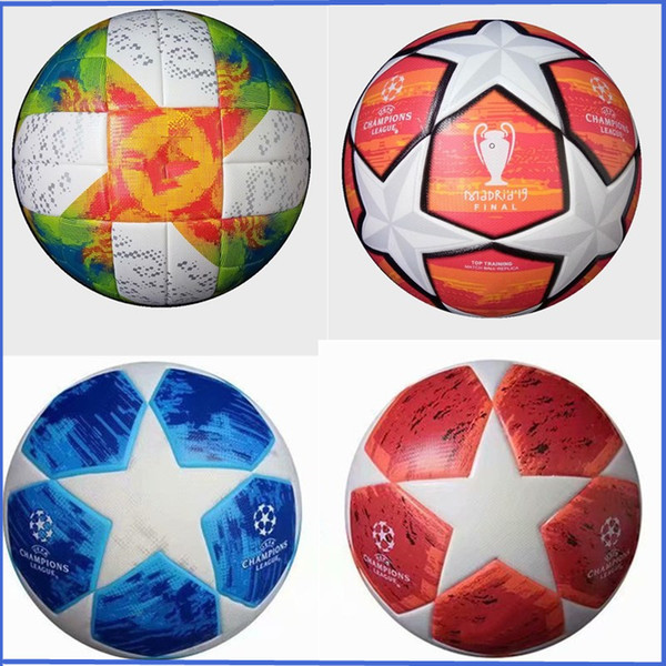 New 2019 UEFA Final European Champion League Soccer Balls CONEXT 19 official match ball Wear resistant PU adult size 5 AAA+++