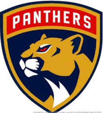 Florida Panthers front chest big size Team Logo Embroidered Patch Approximately size 10 inch * 10 inch