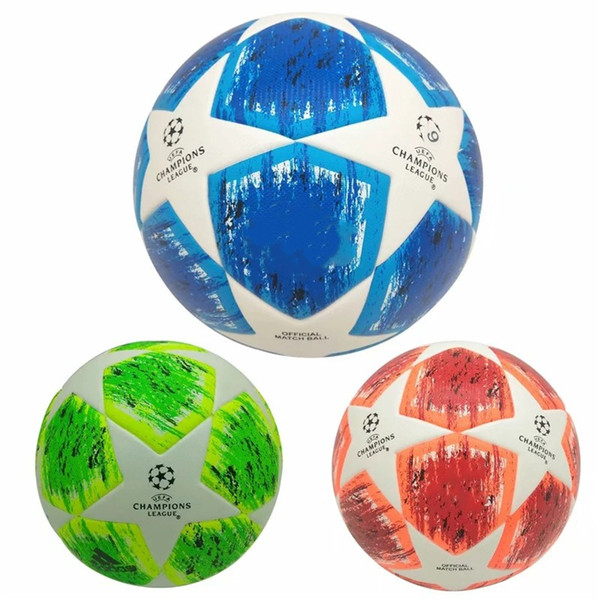 football balls Champion league 2019 Size 5 Balls soccer Ball high-grade nice match liga premer (Ship the balls without air)