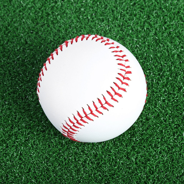 2.75 Inches White Softball Baseball Ball PVC Upper Rubber Inner Soft Baseball Balls Practice Training Softball Baseball Ball +B