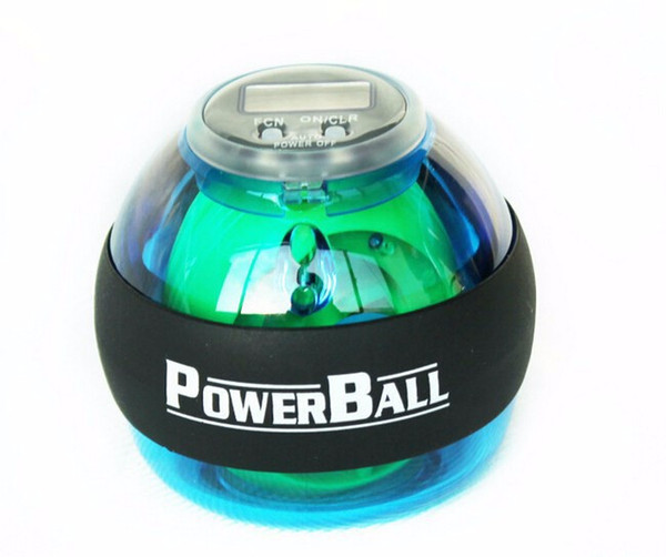 Free Shipping New Style Power Gyroscope LED Wrist Strengthener Ball+SPEED METER / Power Grip Ball / Power Ball