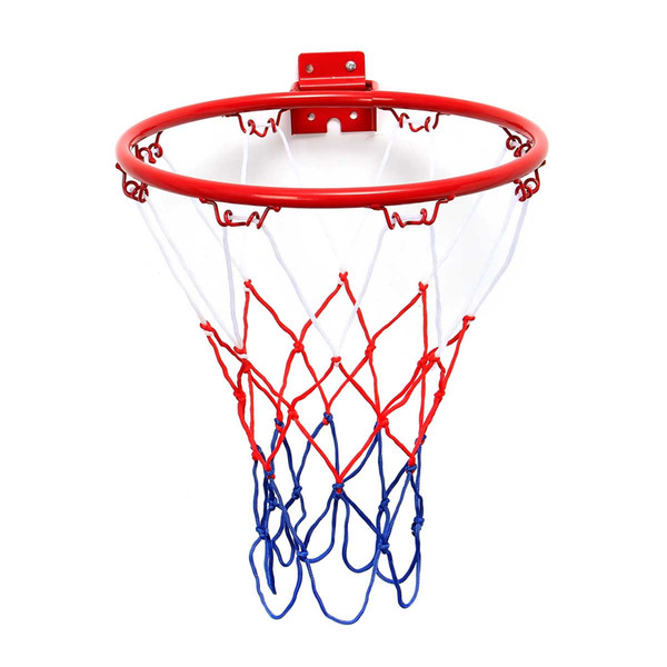 32cm/45cm Wall Mounted Hanging Basketball Goal Hoop Rim Net Metal Sporting Goods Netting indoor or outdoor for basketball game