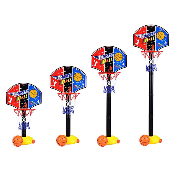 Kids sport basket supporto adjustablesports treno basketball hoop toy set outdoor indoor #241306