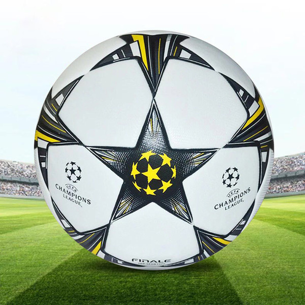 European champion league Soccer ball PU size 5 balls granules slip-resistant football Word Cup football England league Soccer ball