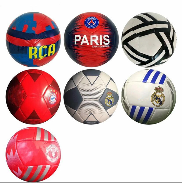 Real Madrid football size 5 Machine sewing white Geometric pattern game training Bayern Munich psg club Soccer Ball for student