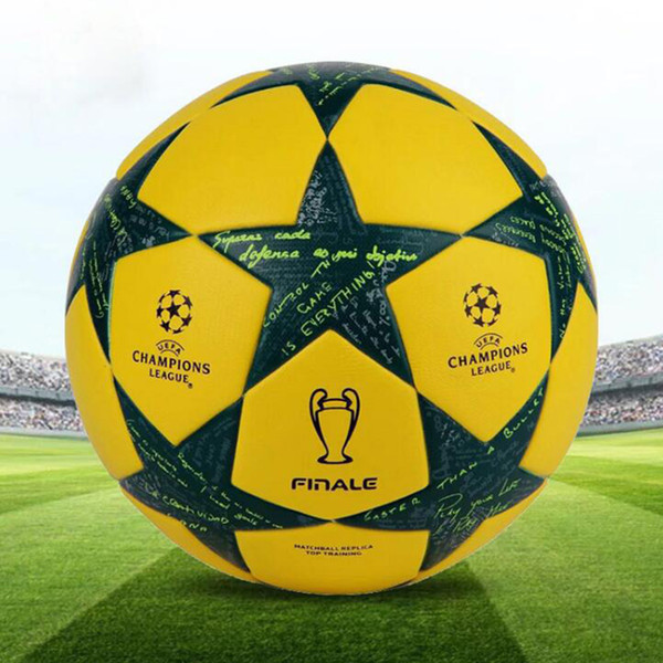 High quality Champion League official soccer ball for game professional size 5 training soccer pu standard soccer ball free shipping