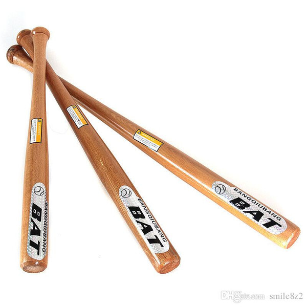 Solid wood Baseball Bat for The Bit Hardwood Bats 63cm 73cm 83cm Outdoor Sports Fitness Equipment Training Softball Baseball Bat Hot +B