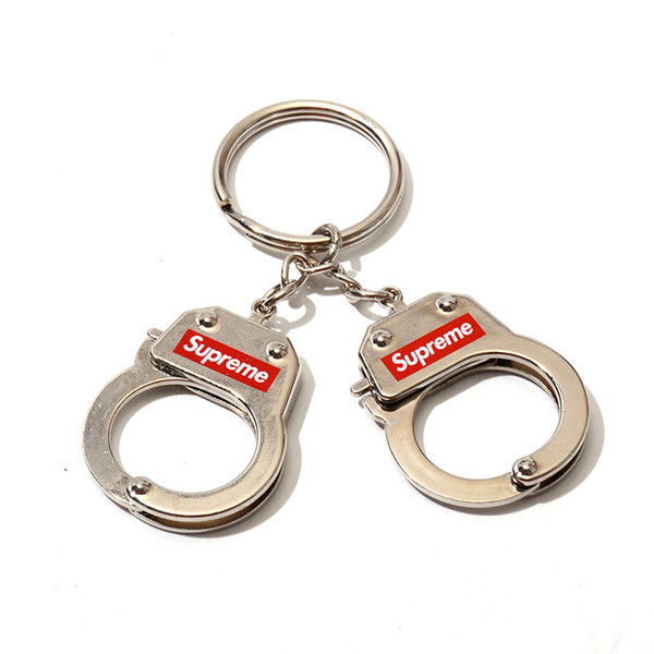 17FW Handcuffs Keychain fashion keychains in stock metal material