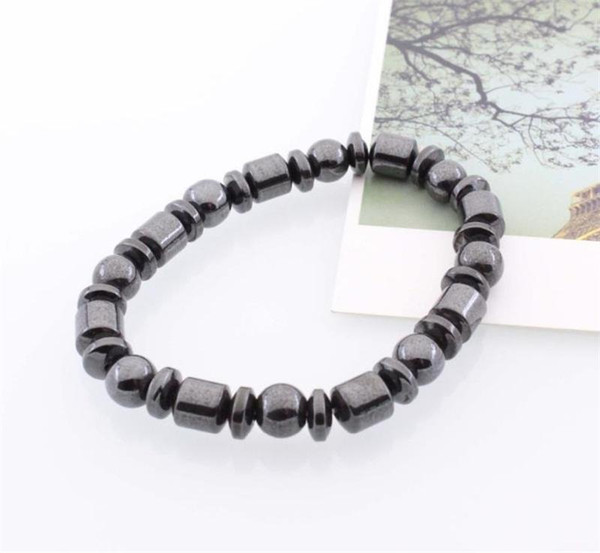 Health Care Bracelet Anti Fatigue Bangle Magnet Elastic Force Beads Party Small Gifts Black Portable Flexible MMA1841