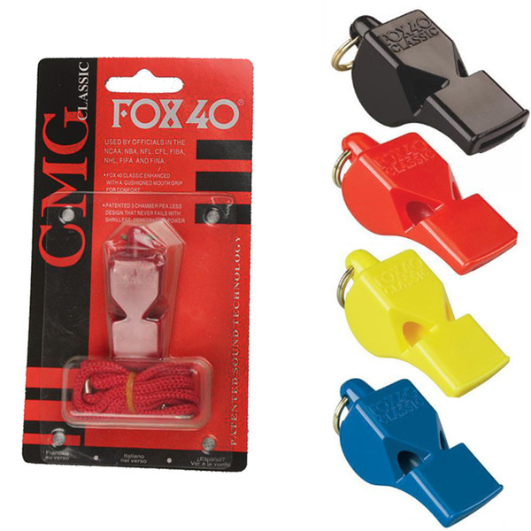 FOX 40 Official Referee Classic Whistle Utility Football Soccer Basketball Sport Whistle Fox 40 Whistles Accessories EDC Gear M64R