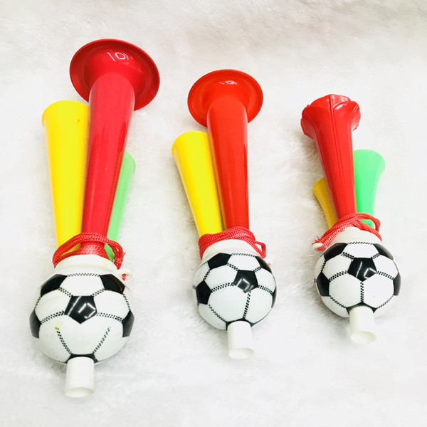 2018 Russia world cup trumpet plastic soccer horn with copper loud voice football fans cheer