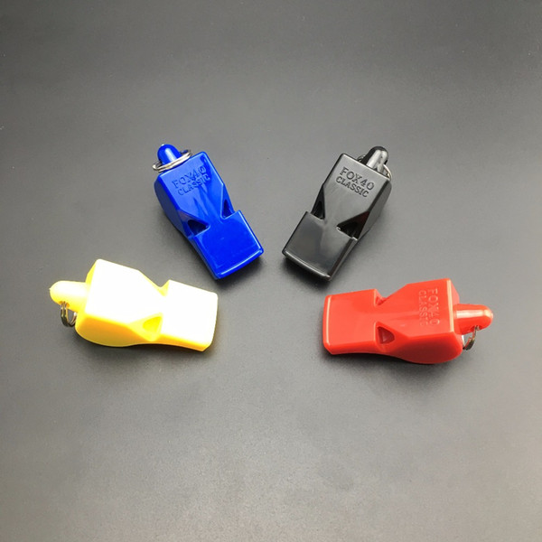 EDC fox40 Whistle Plastic FOX 40 Soccer Football Basketball Hockey Baseball Sports Classic Referee Whistle Survival Outdoor